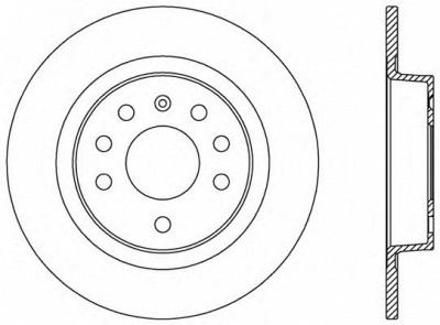 OPEN PARTS bdr257510 -  Тормозной диск